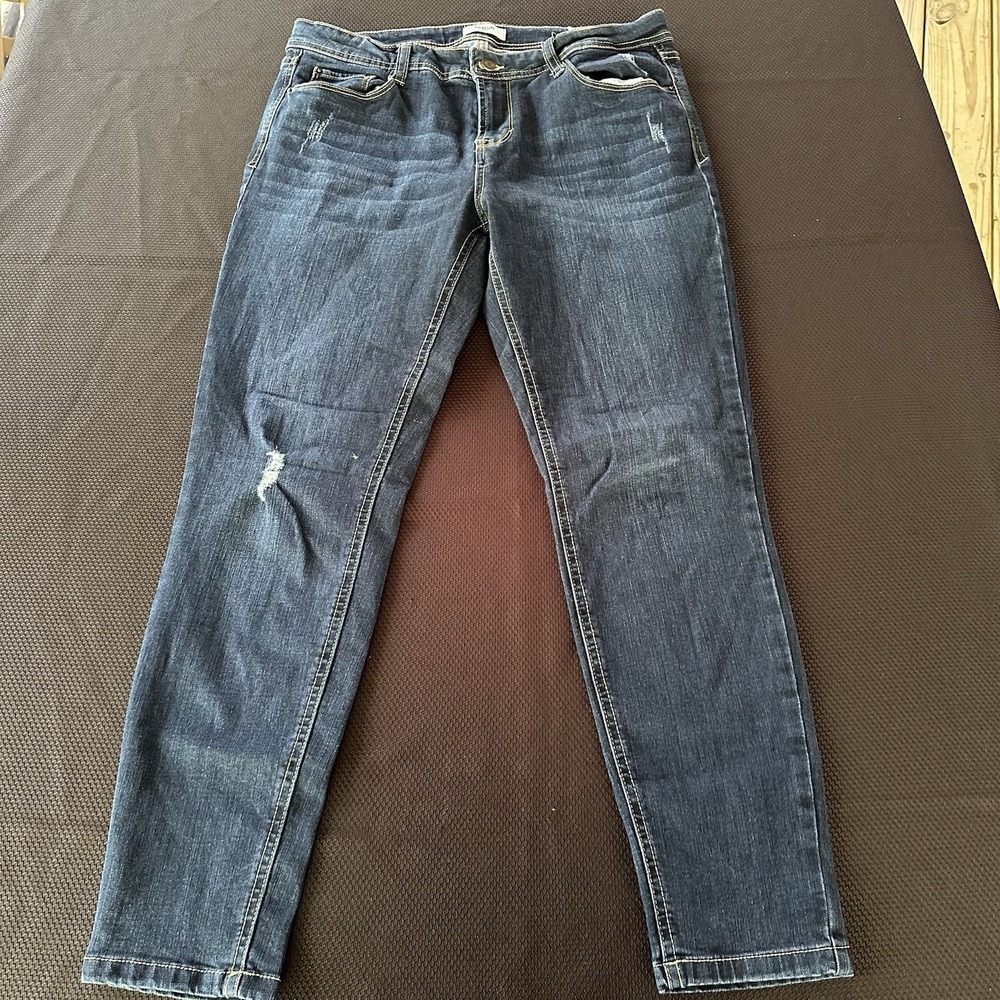 Kensie Jeans Effortless Ankle Mid Rise‎ Women Size 10/30 Denim